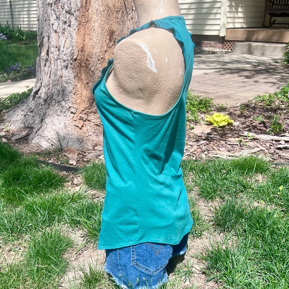 •GAP XS Ruffled Racerback Tank! NEW! - Picture 4 of 14